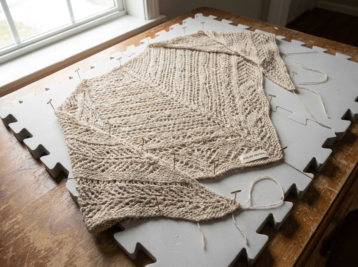 How to Block Knitting and Crochet
