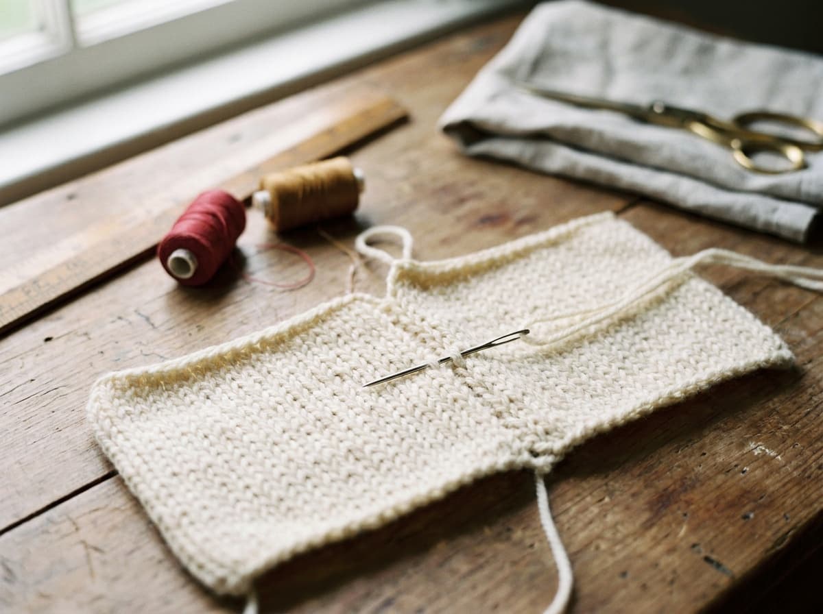 How to Seam Knitting with Mattress Stitch