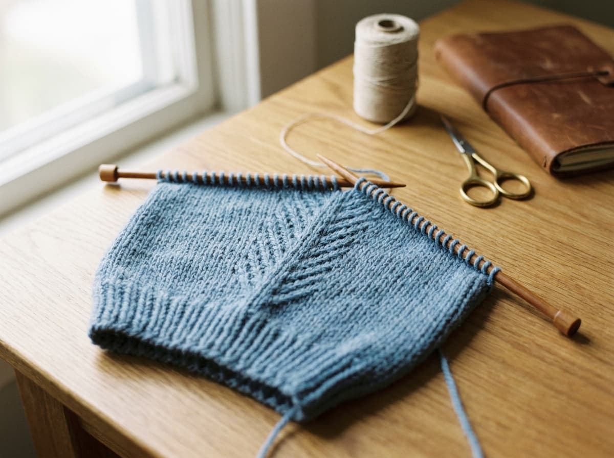 Increases and Decreases in Knitting