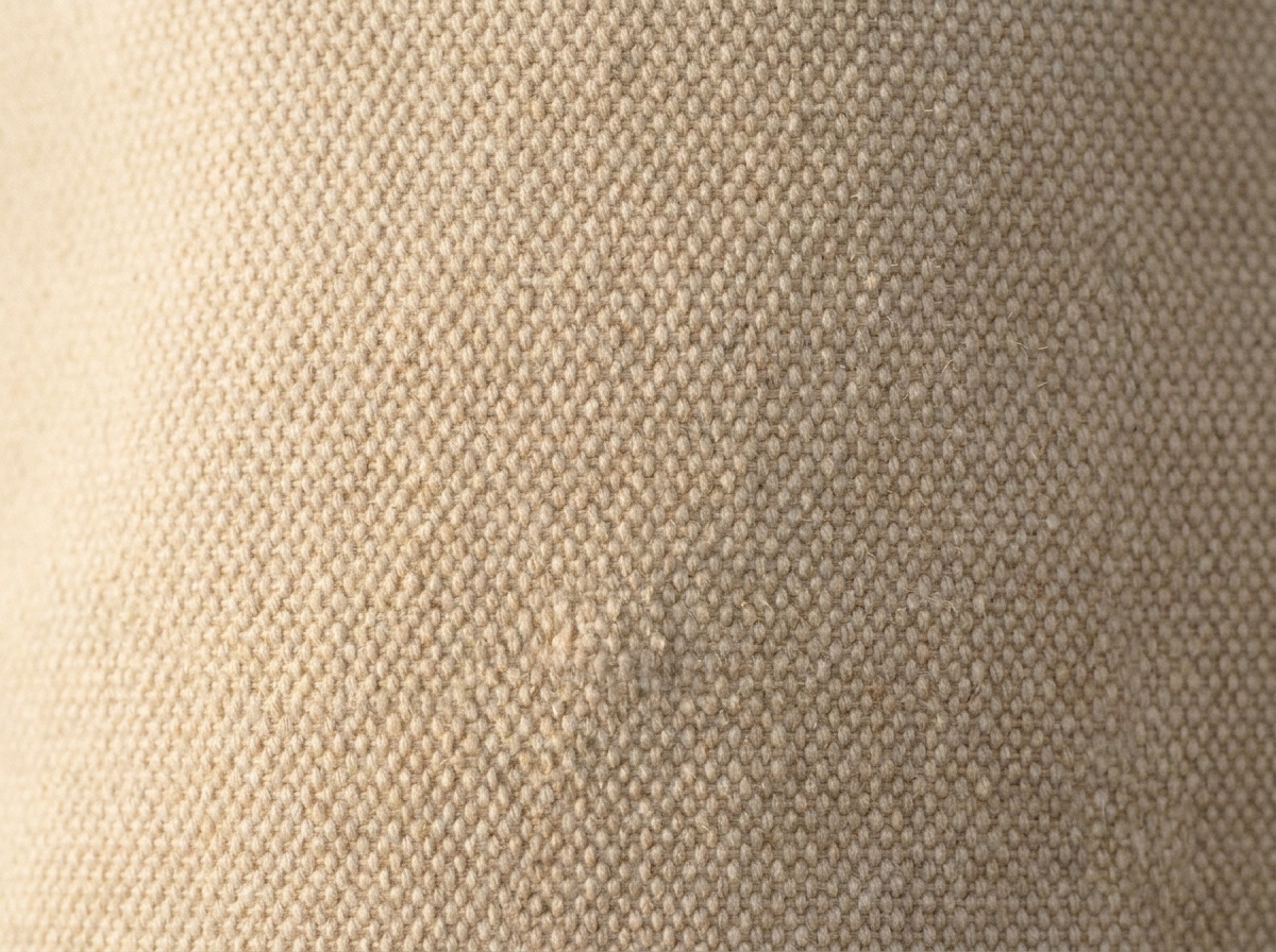 Macro close-up of Canvas / Duck Cloth, plain weave (duck is a tighter, denser plain weave than standard canvas)