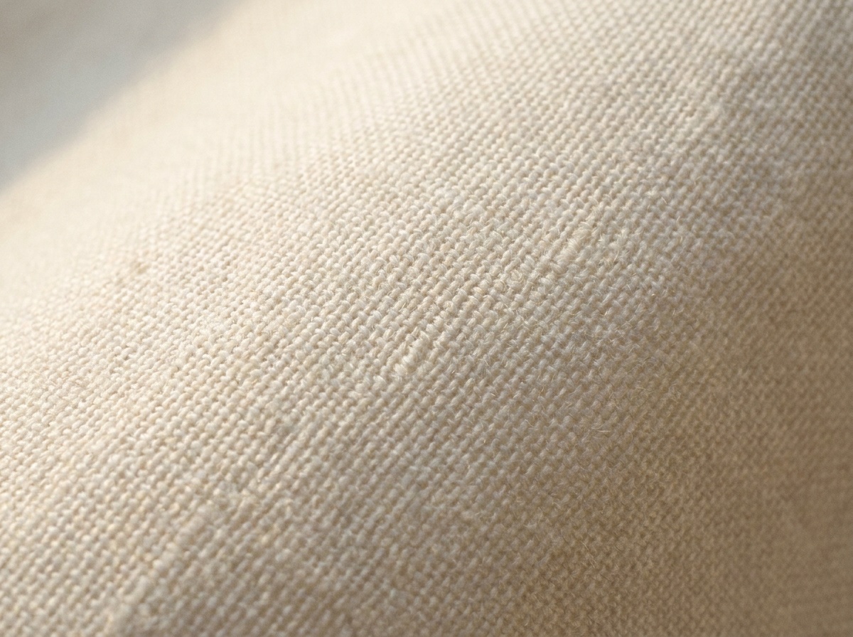 Macro close-up of Cotton Poplin, Plain weave, warp-faced (rib)