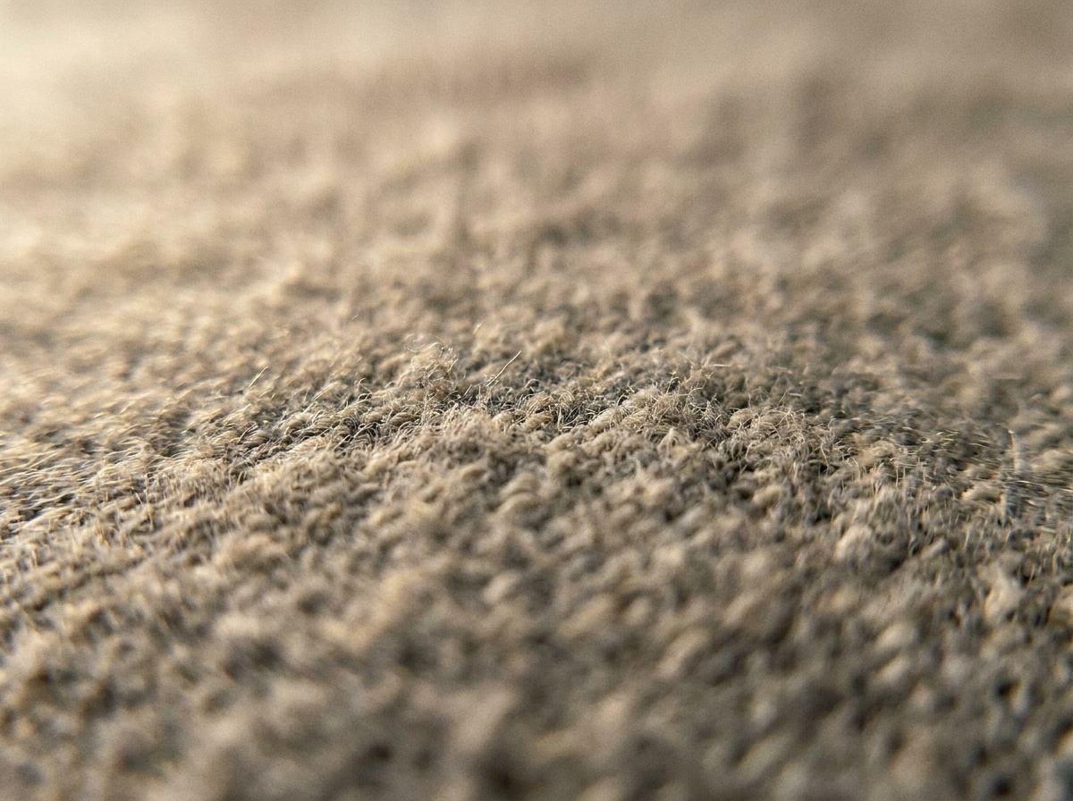 Macro close-up of Flannel, Plain or twill weave, brushed both sides