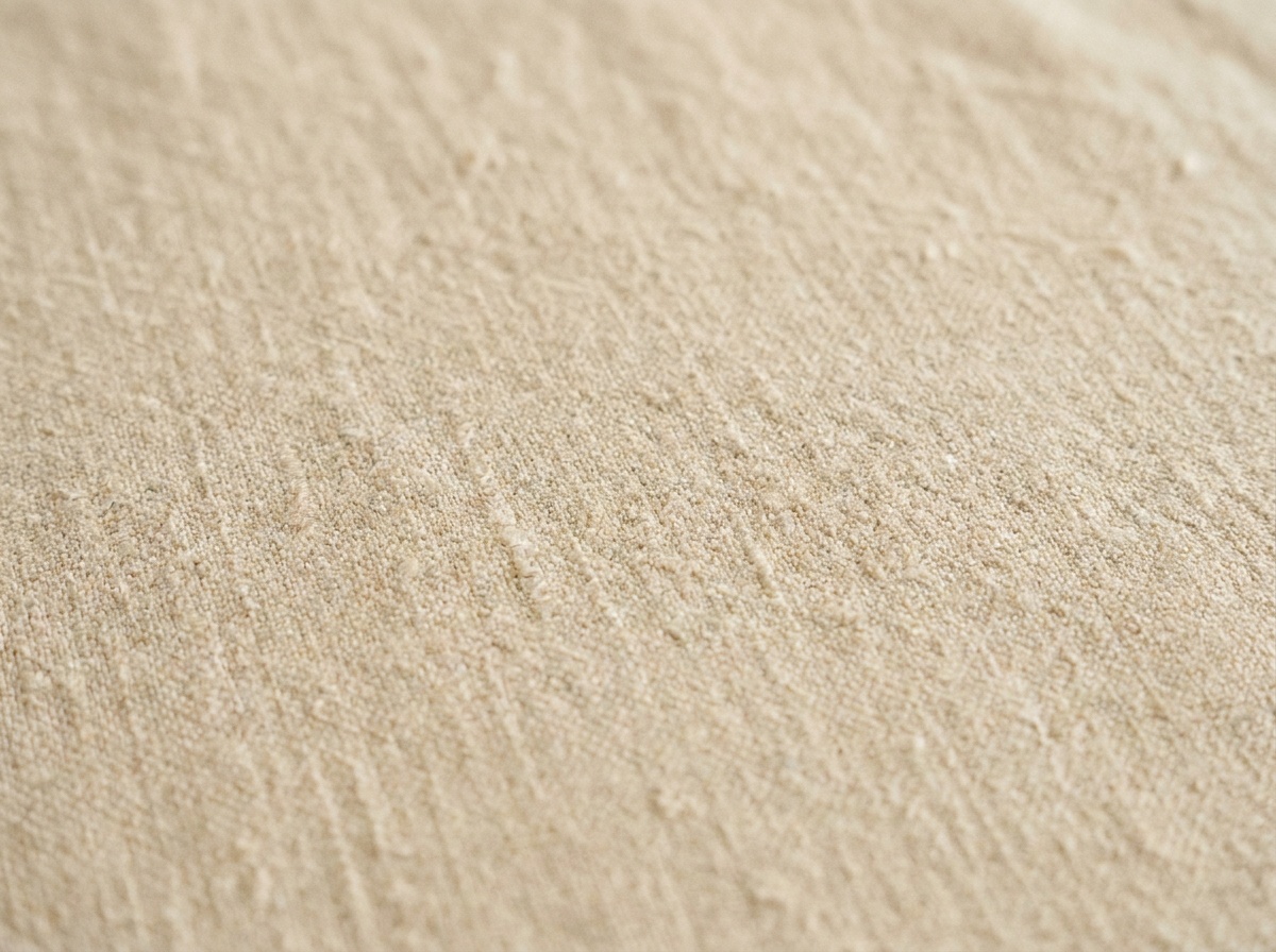 Macro close-up of Linen-Cotton Blend, Plain weave