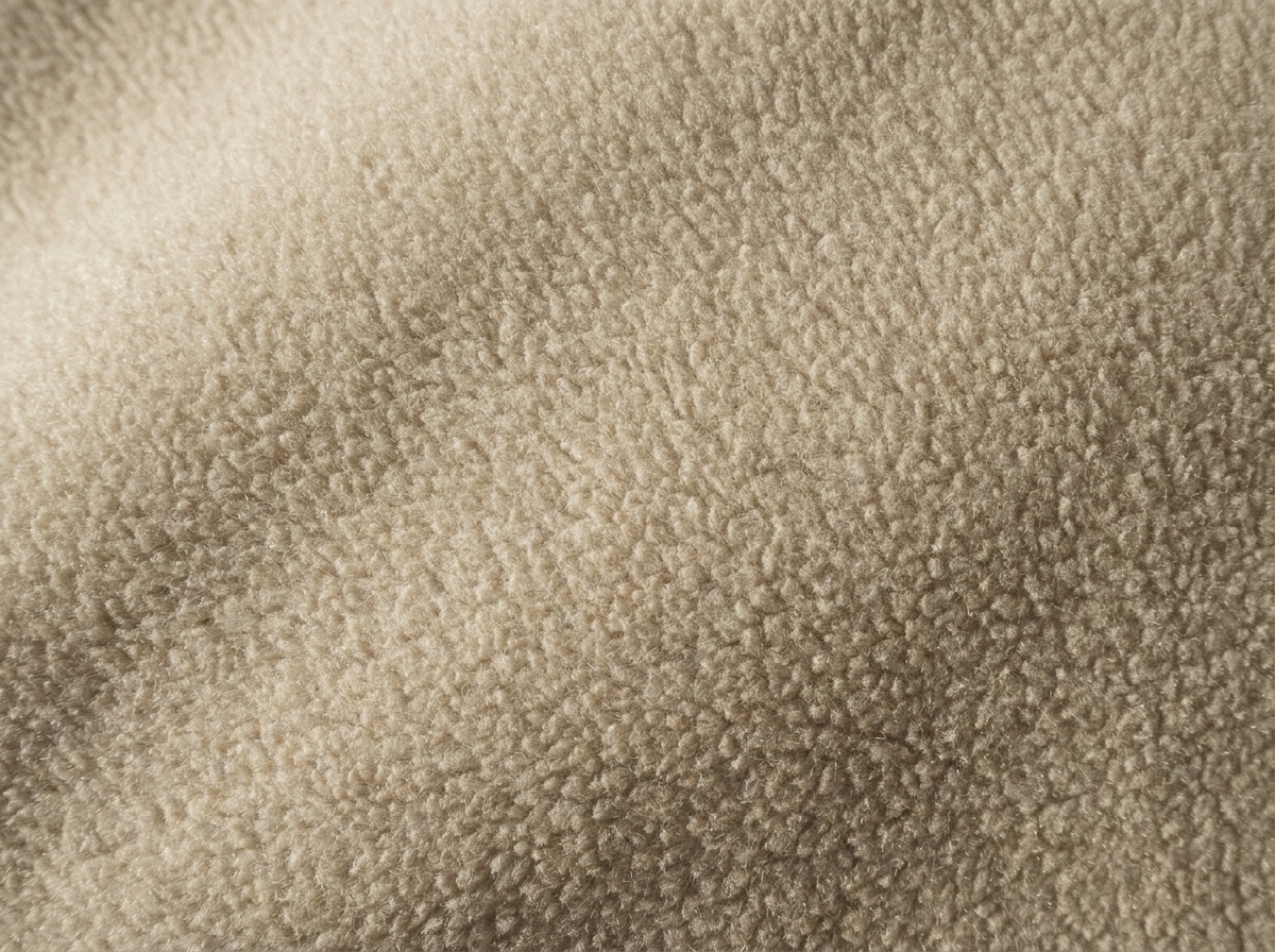 Macro close-up of Polar Fleece, Double-napped knit pile