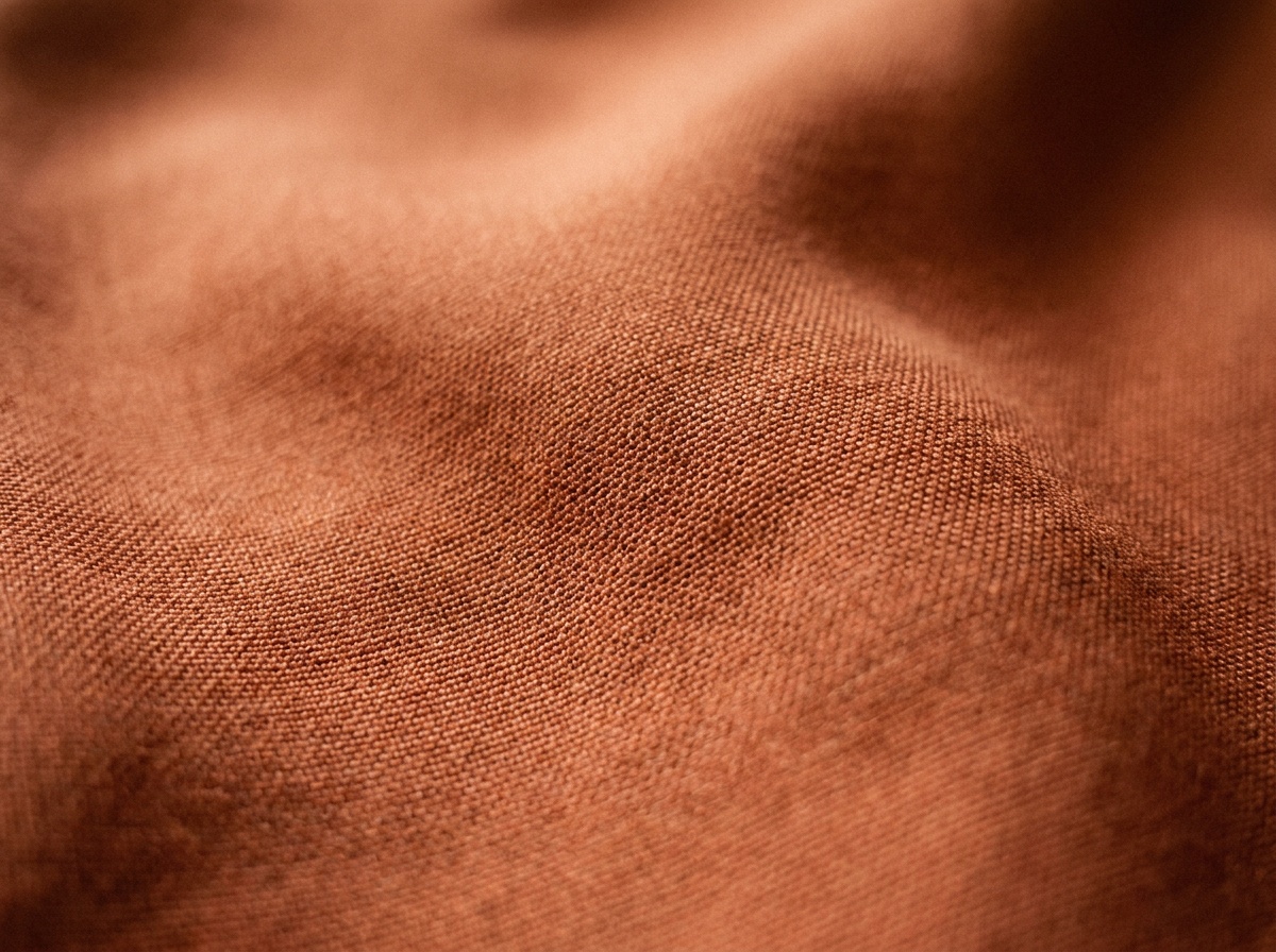 Macro close-up of Rayon Challis, Plain weave