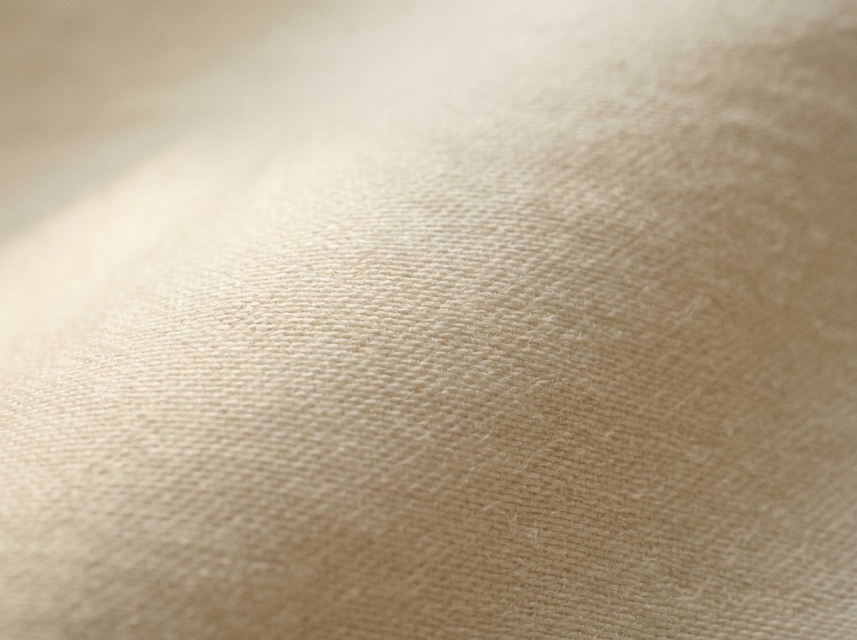 Macro close-up of Sateen, satin weave, cotton yarns