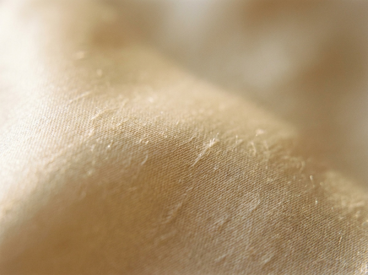 Macro close-up of Silk Charmeuse, satin weave