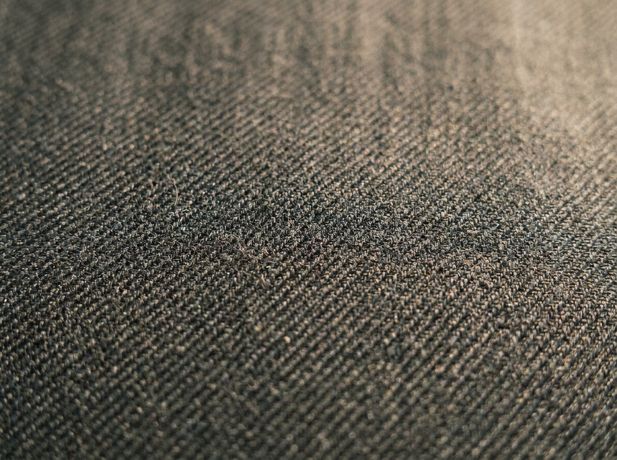 Macro close-up of Worsted Wool Suiting, Fine twill or plain weave