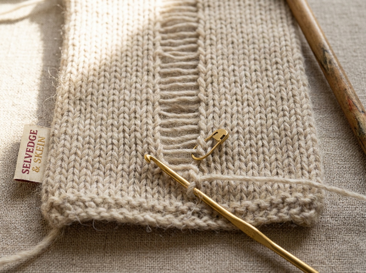 How to Fix a Dropped Stitch in Knitting