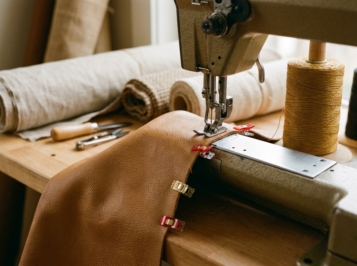 How to Sew with Faux Leather and Vinyl