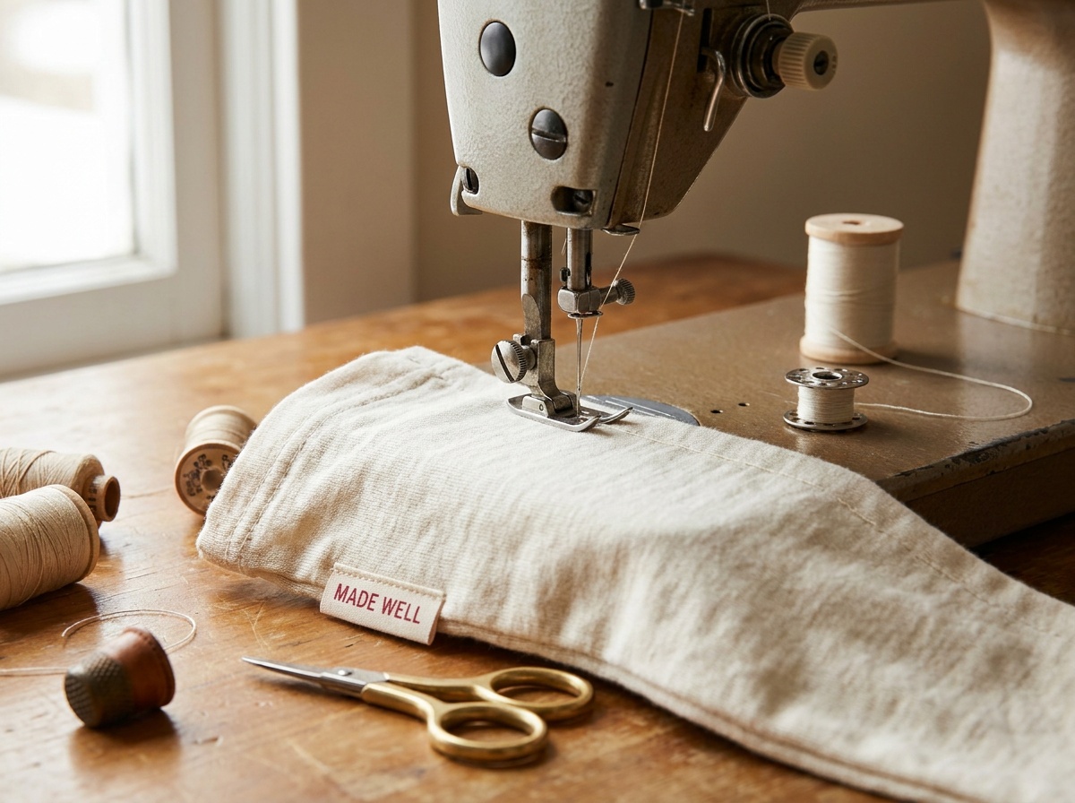 How to Sew with Knit Fabric Without a Serger