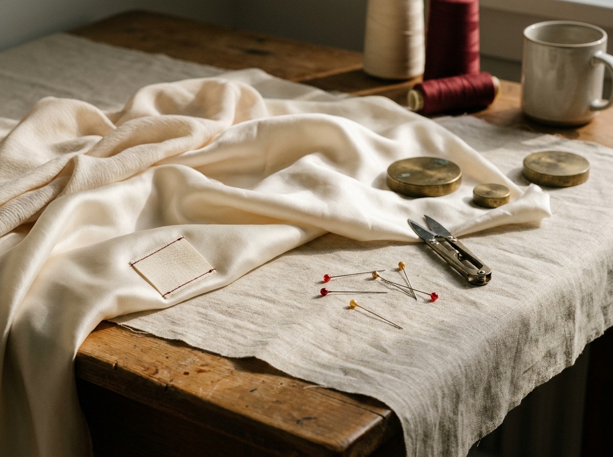 How to Sew with Silk, Rayon, and Slippery Fabrics