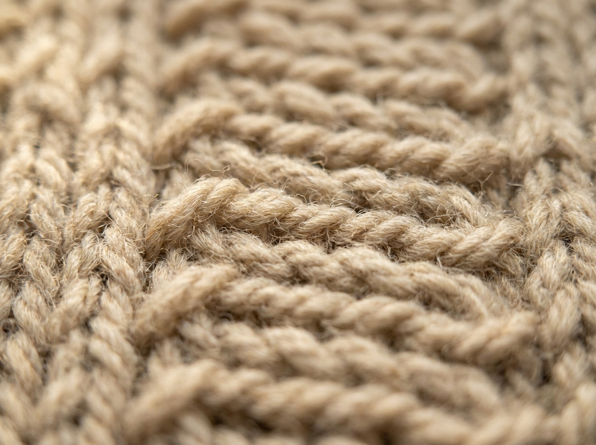 A knitted swatch of Chevron Stitch