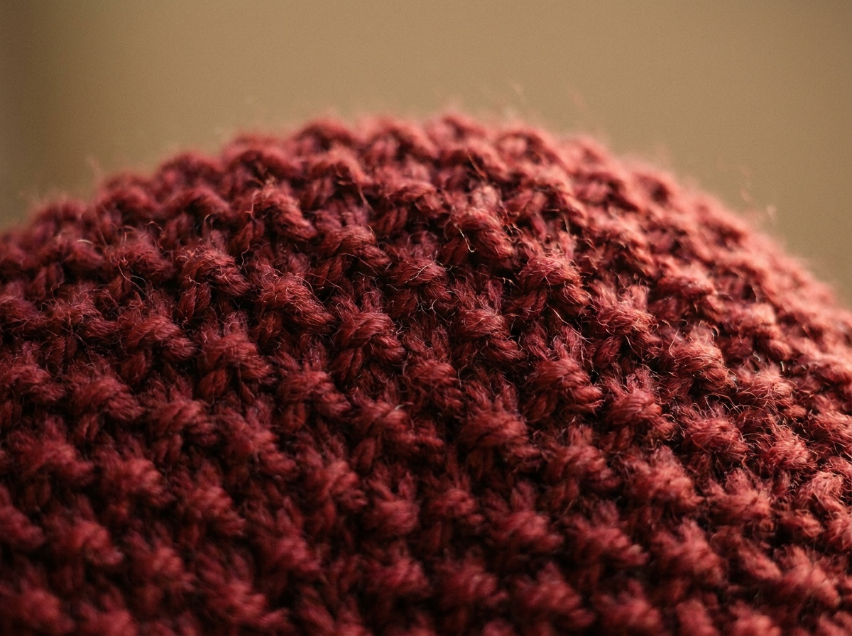 A knitted swatch of Seed Stitch