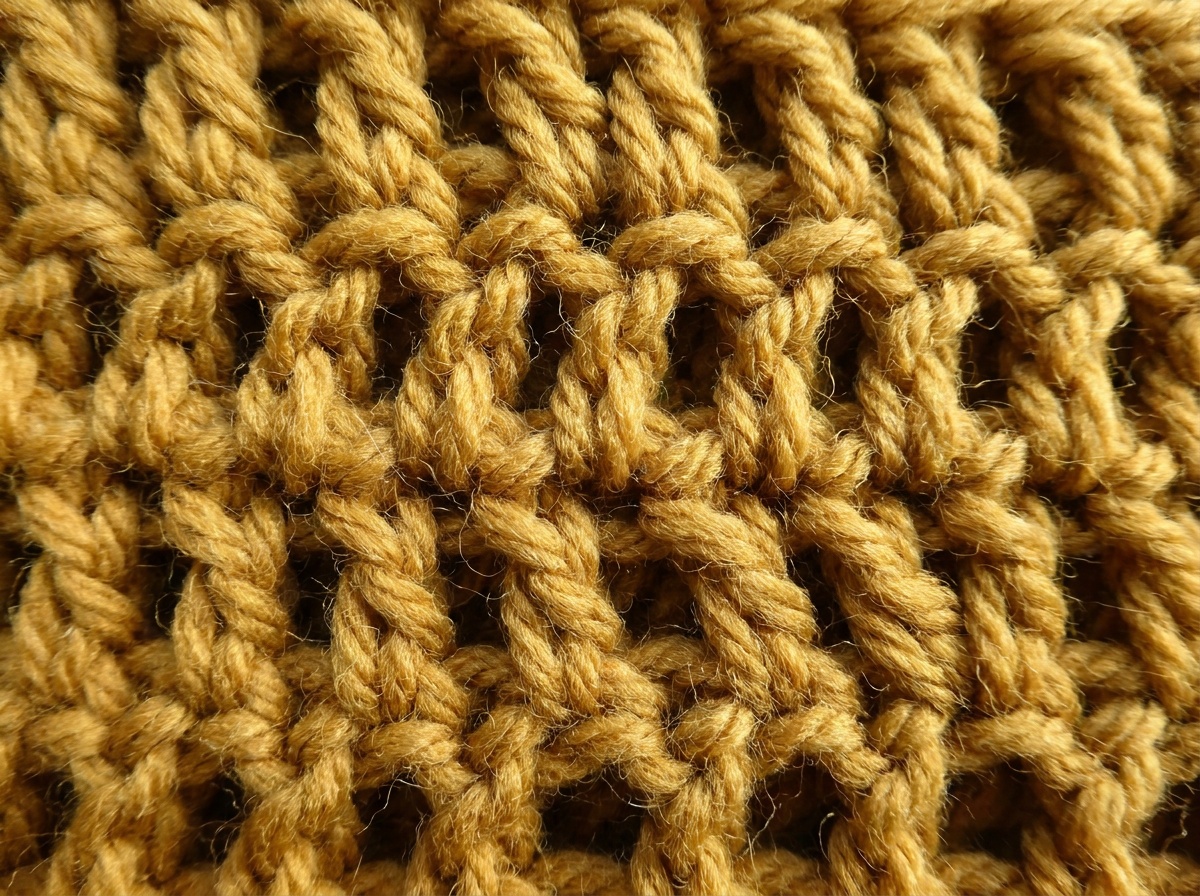 A swatch of Treble Crochet crochet